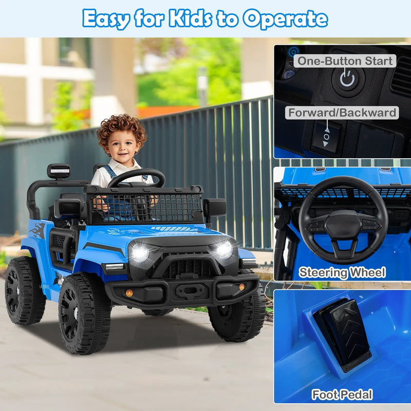12V Kids Ride on Truck Car Battery Powered Electric Vehicle by DirectDeals