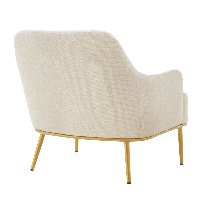 Modern Elegance Accent Chair With Curved Backrest by HouseOfZazla