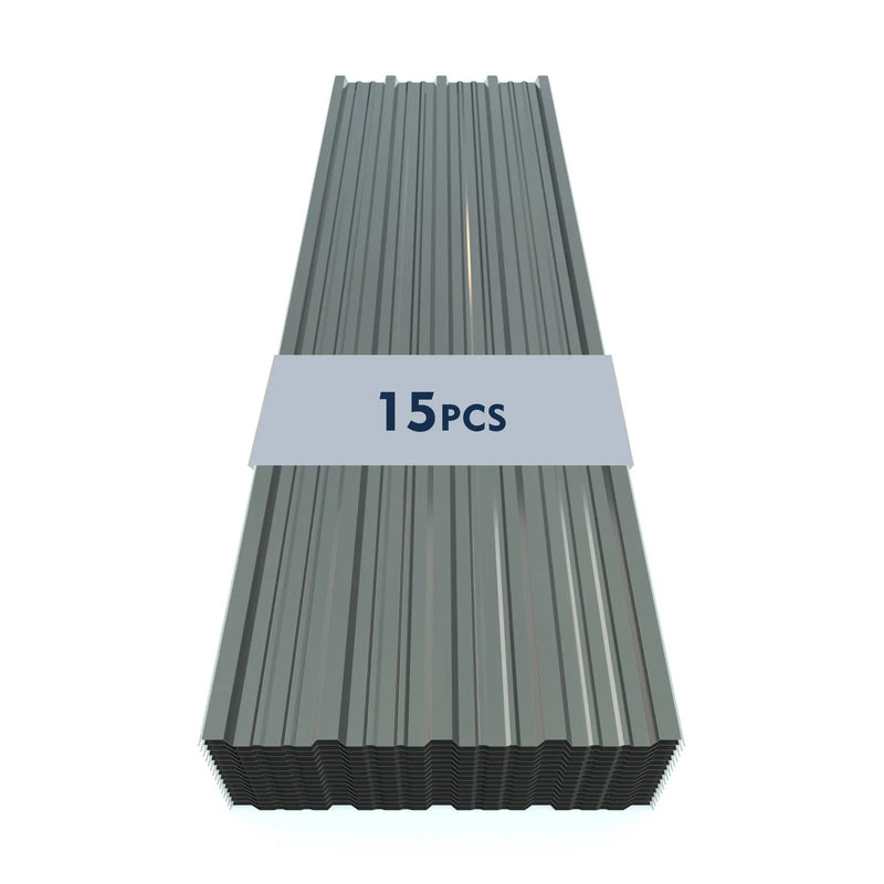 15 Pcs Heavy Duty Waterproof Metal Roofing Panels by HouseOfZazla