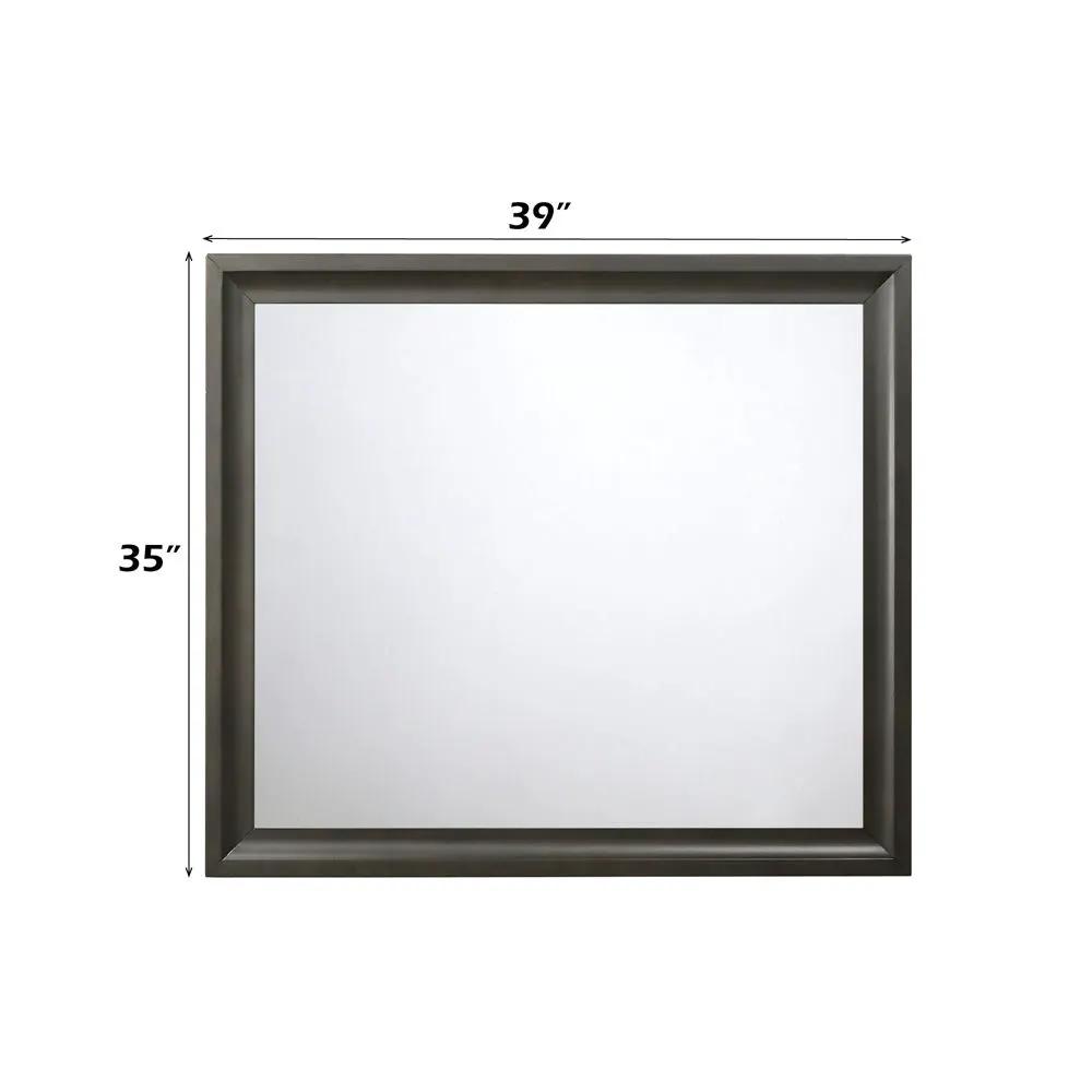 Soteris - Mirror - Antique Gray by Unique Piece Furniture