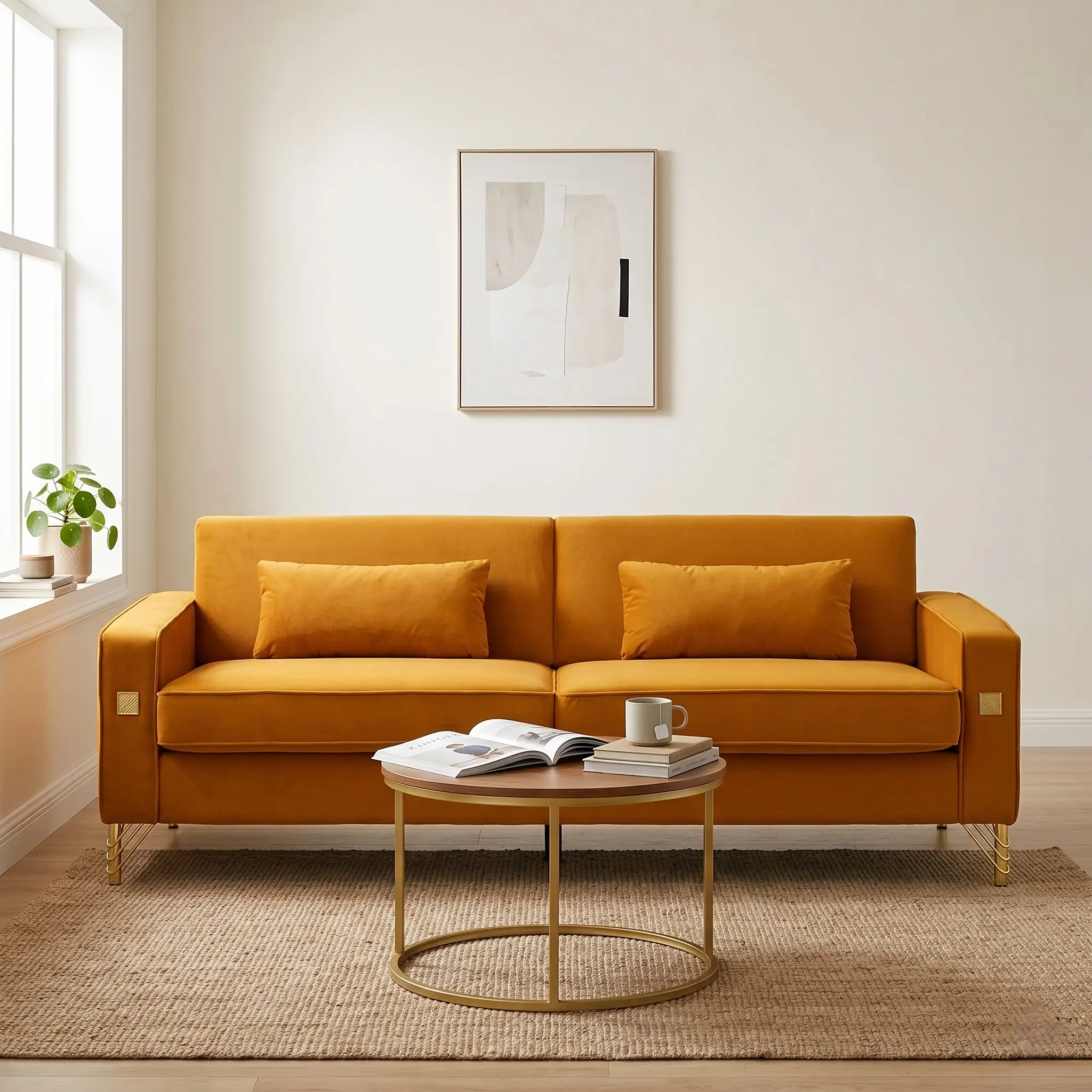 Luxury Velvet Sofa by HouseOfZazla