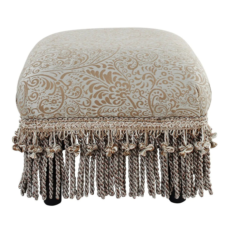 Fiona - Handcrafted Accent Footstool Ottoman by HouseOfZazla