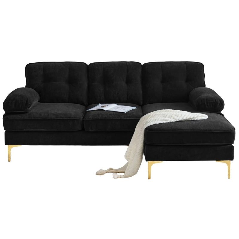 Modern L Shaped Sectional Sofa For Living Room by HouseOfZazla