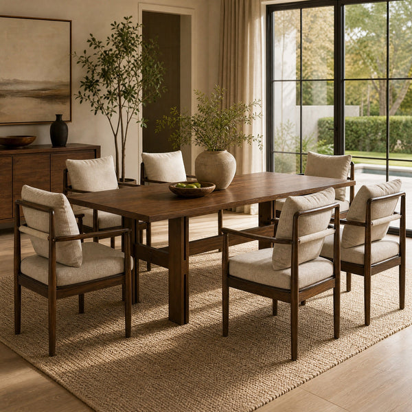 7-Piece Mid-Century Dining Set