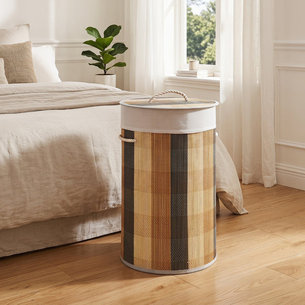 13.2 Gallon Bamboo Laundry Hamper with Removable Liner, photo 2 of 8