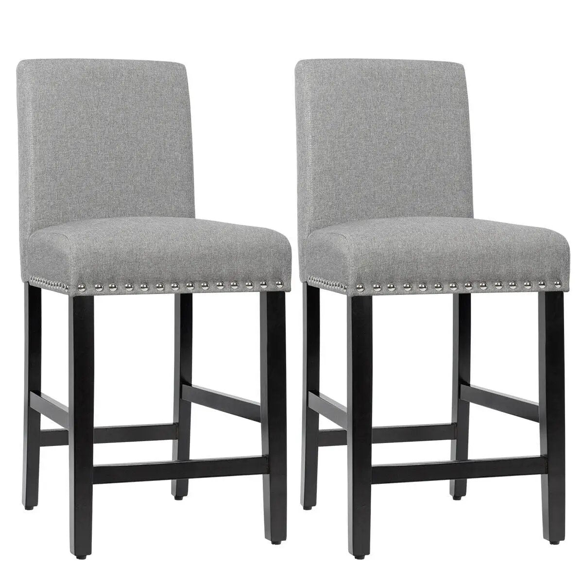 25 Inch Kitchen Chairs w/ Rubber Wood Legs by DirectDeals