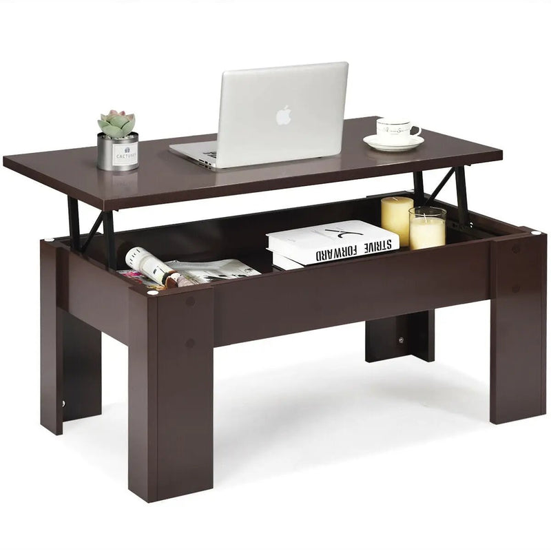Lift Top Coffee Pop-UP Cocktail Table by DirectDeals