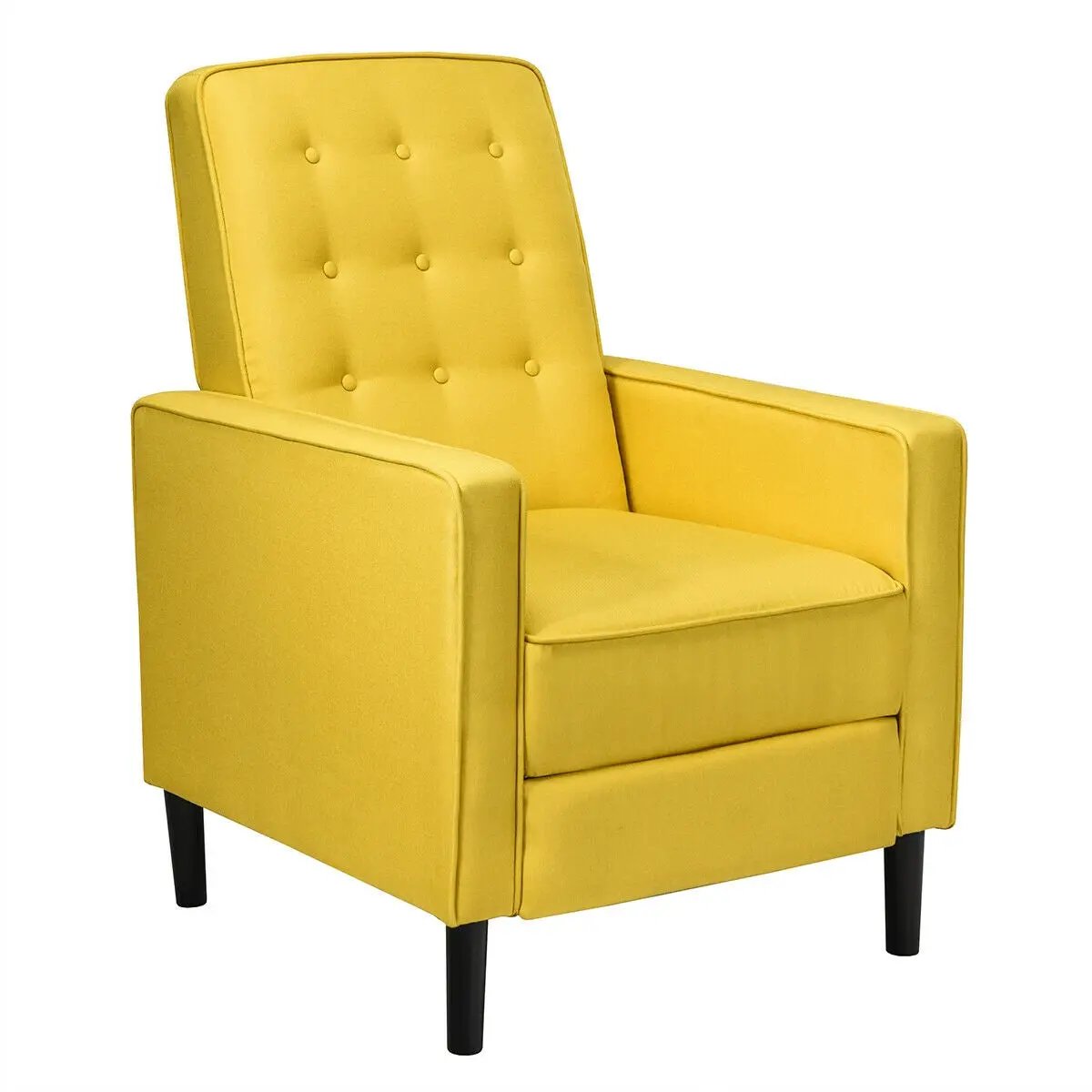 Mid-Century Push Back Recliner Chair by DirectDeals