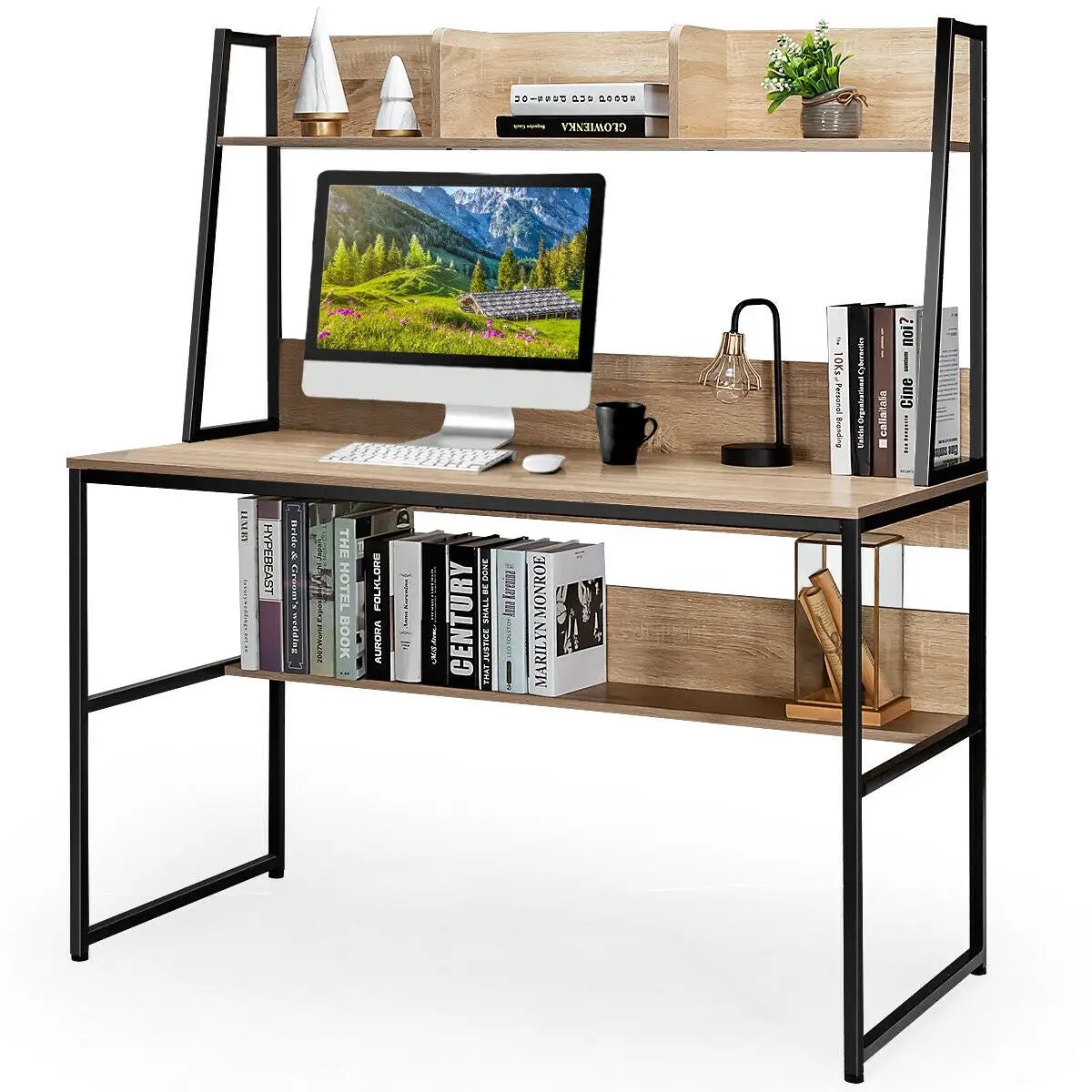 47-Inch Computer Desk Writing Study Table Workstation by DirectDeals