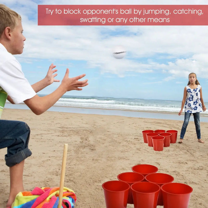 Yard Pong Giant Pong Game Set with Carry Bag by DirectDeals
