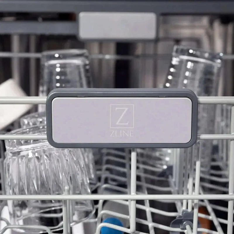 ZLINE Autograph Edition 24" Tall Tub Dishwasher, Custom Panel Ready, Matte Black DWMTZ-24-MB by Farmhouse Kitchen and Bath