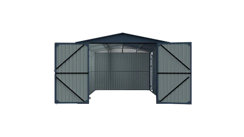 13'x20' Plus Upgraded Metal Shed w/ Double Front Doors & Side Entry Door by Chery Industrial