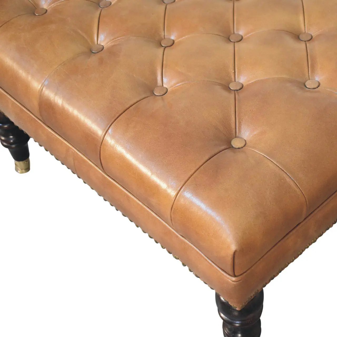 Buffalo - Ottoman With Castor Legs by Unique Piece Furniture