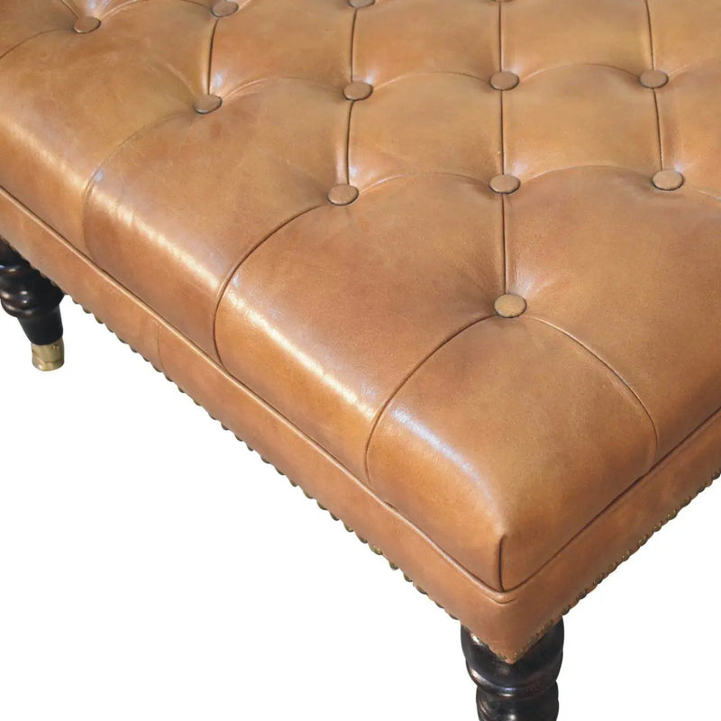 Buffalo - Ottoman With Castor Legs by Unique Piece Furniture