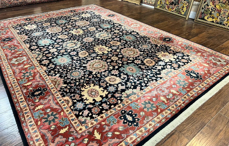 Karastan Rug 8 x 11.7, Karastan Williamsburg Kurdish Pattern 559, Wool Pile Vintage Karastan Carpet, Discontinued, Room SIzed Area Rug by Jewel Rugs