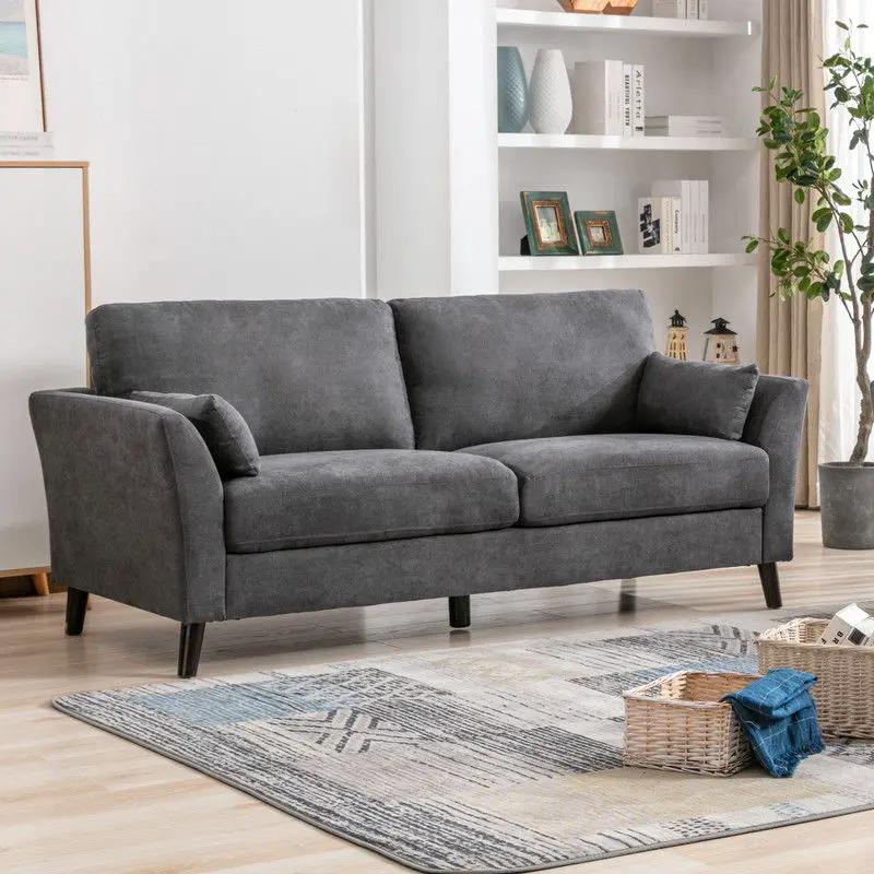 Damian - Woven Fabric Sofa by HouseOfZazla