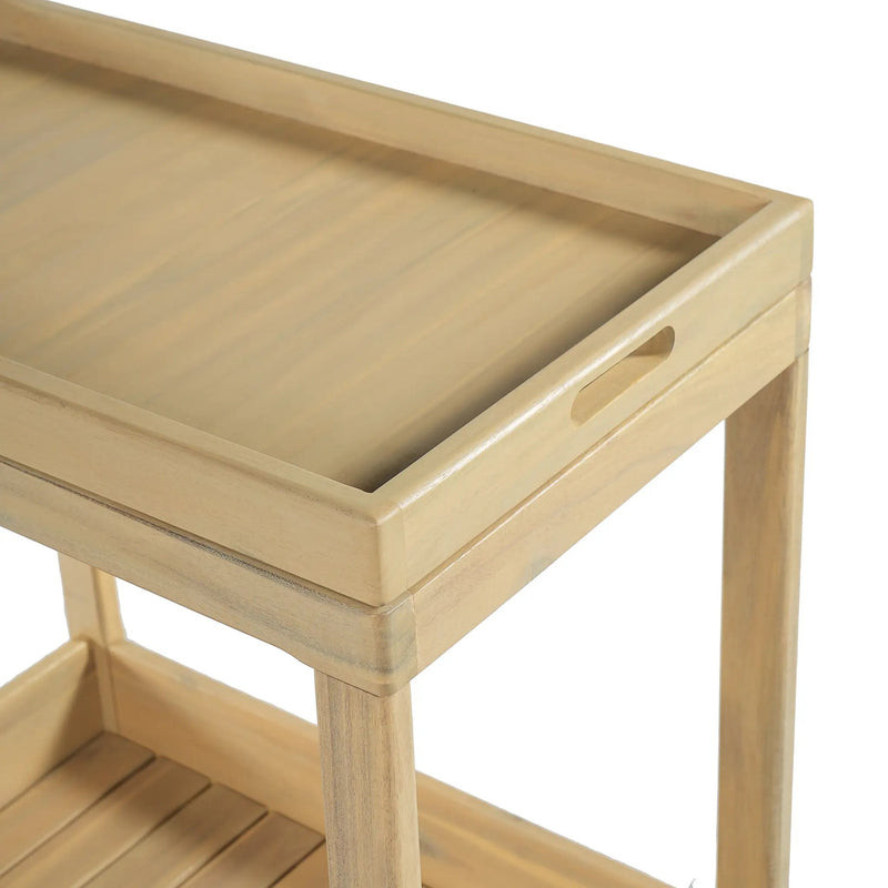 Saratoga Outdoor Rolling Bar Cart by HouseOfZazla