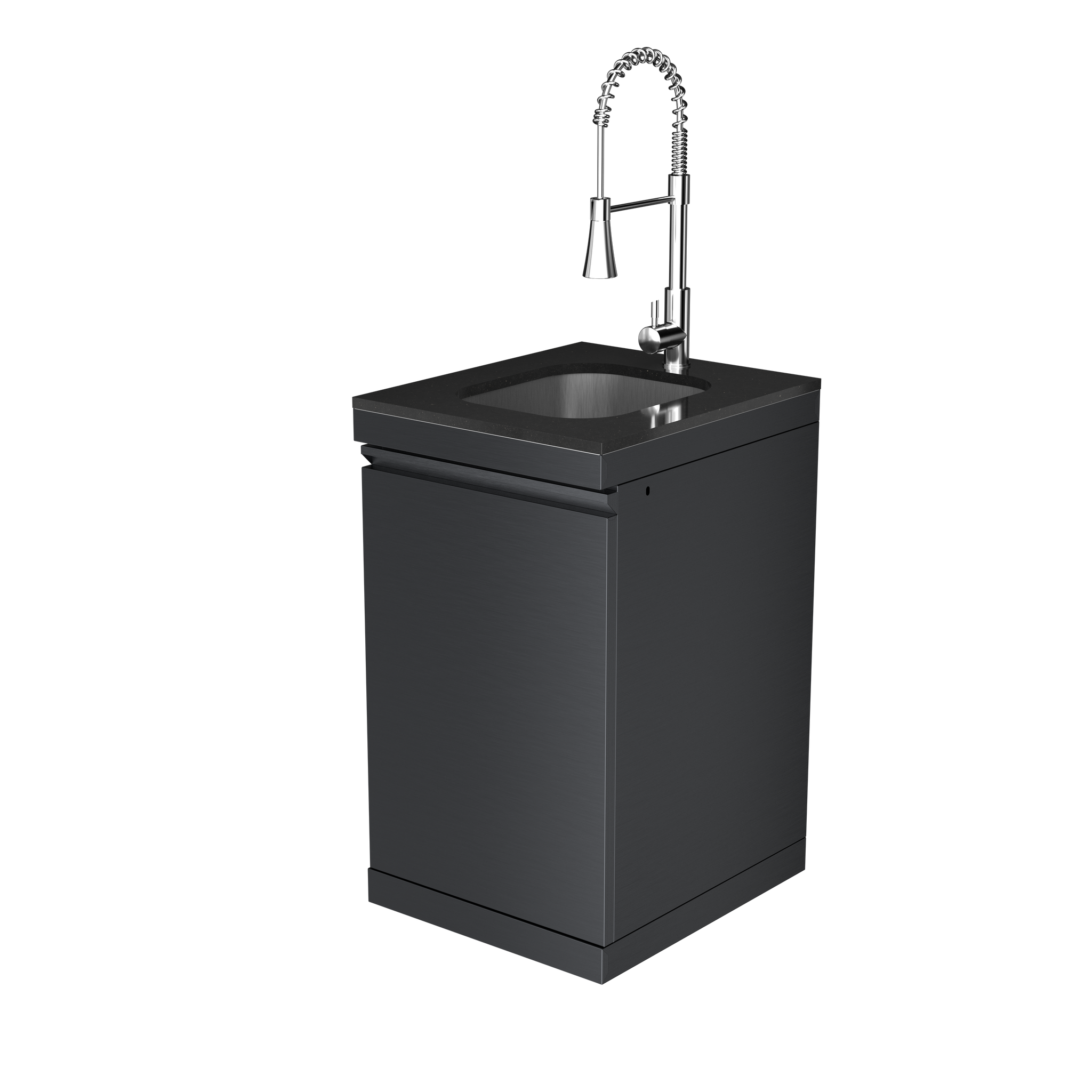 Sink Cabinet with Tap Stainless Steel Outdoor Kitchen Islands by HouseOfZazla