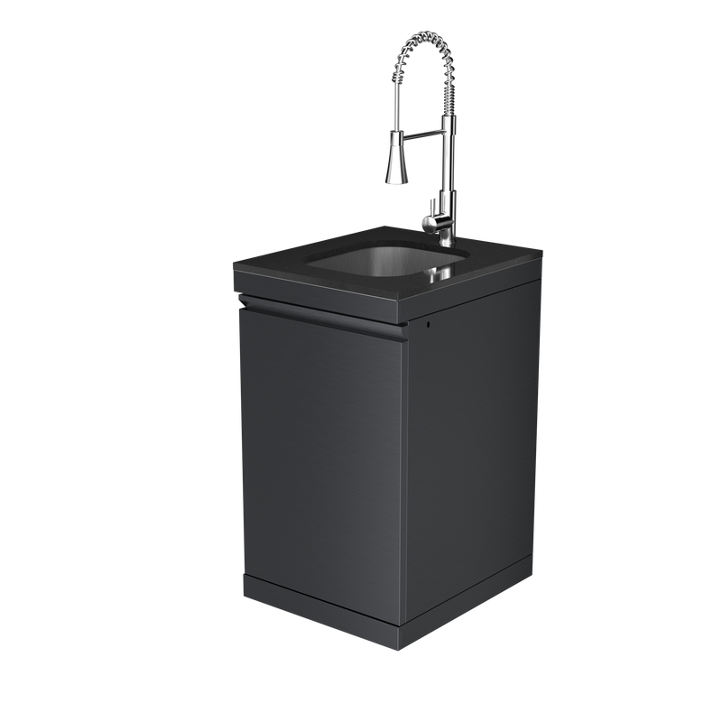 Sink Cabinet with Tap Stainless Steel Outdoor Kitchen Islands by HouseOfZazla