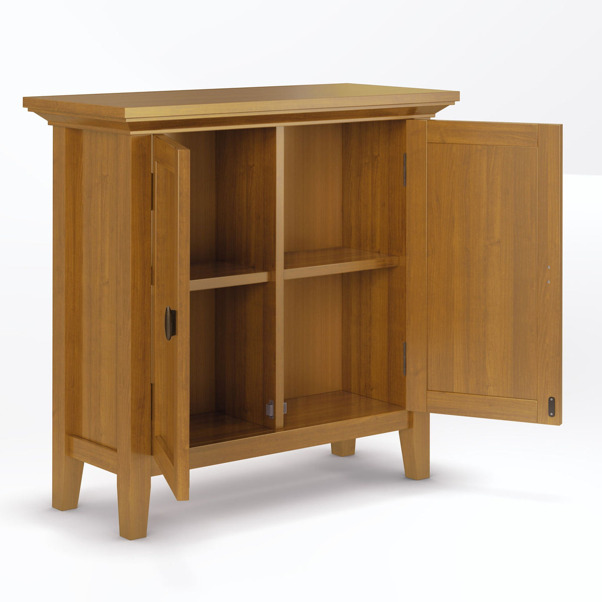 Handcrafted Low Storage Cabinet with Adjustable Shelves - Multiple Colors, photo 5 of 33