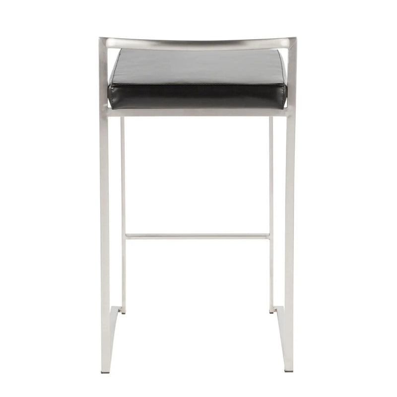 Fuji - Contemporary, Stackable Elegant Counter Stool (Set of 2) by Unique Piece Furniture