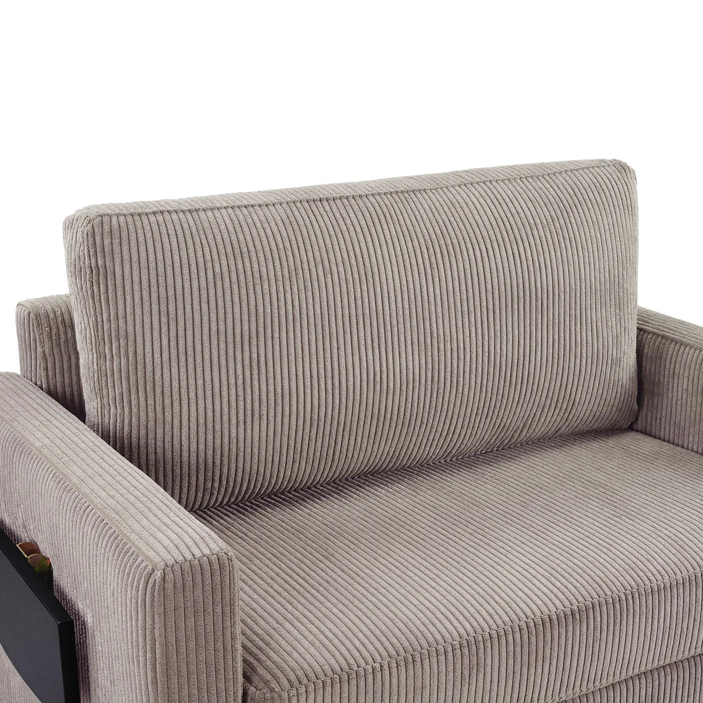 Sleeper Sofa With Foldable Mattress, USB Ports, Side Table & Storage Pocket by HouseOfZazla