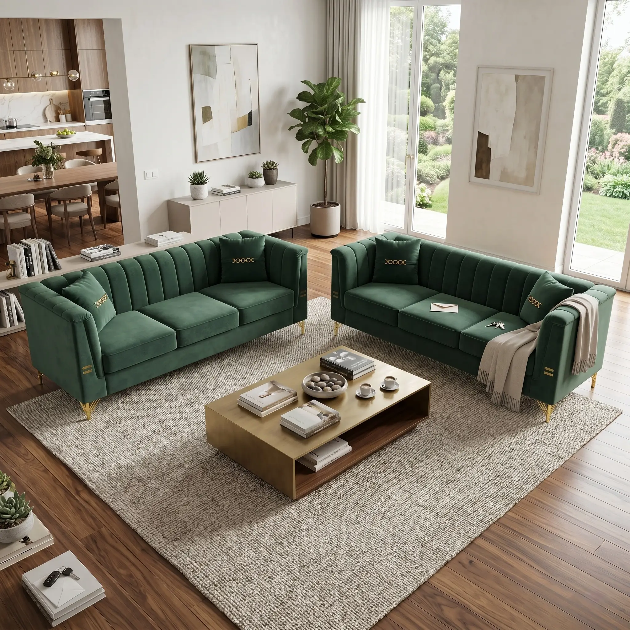 FX-P82-2PC Sofa by HouseOfZazla