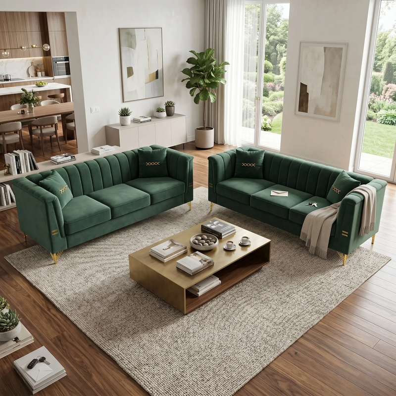 FX-P82-2PC Sofa by HouseOfZazla