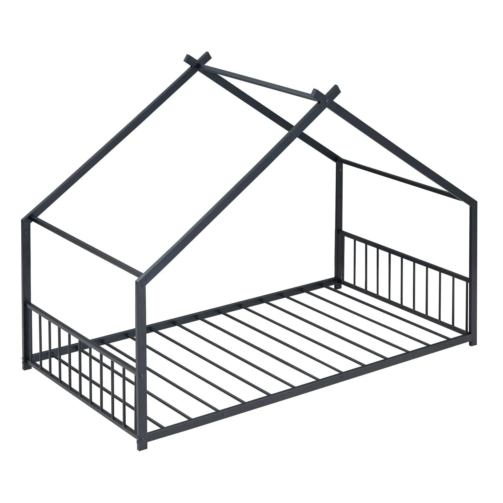 Metal House Bed by HouseOfZazla