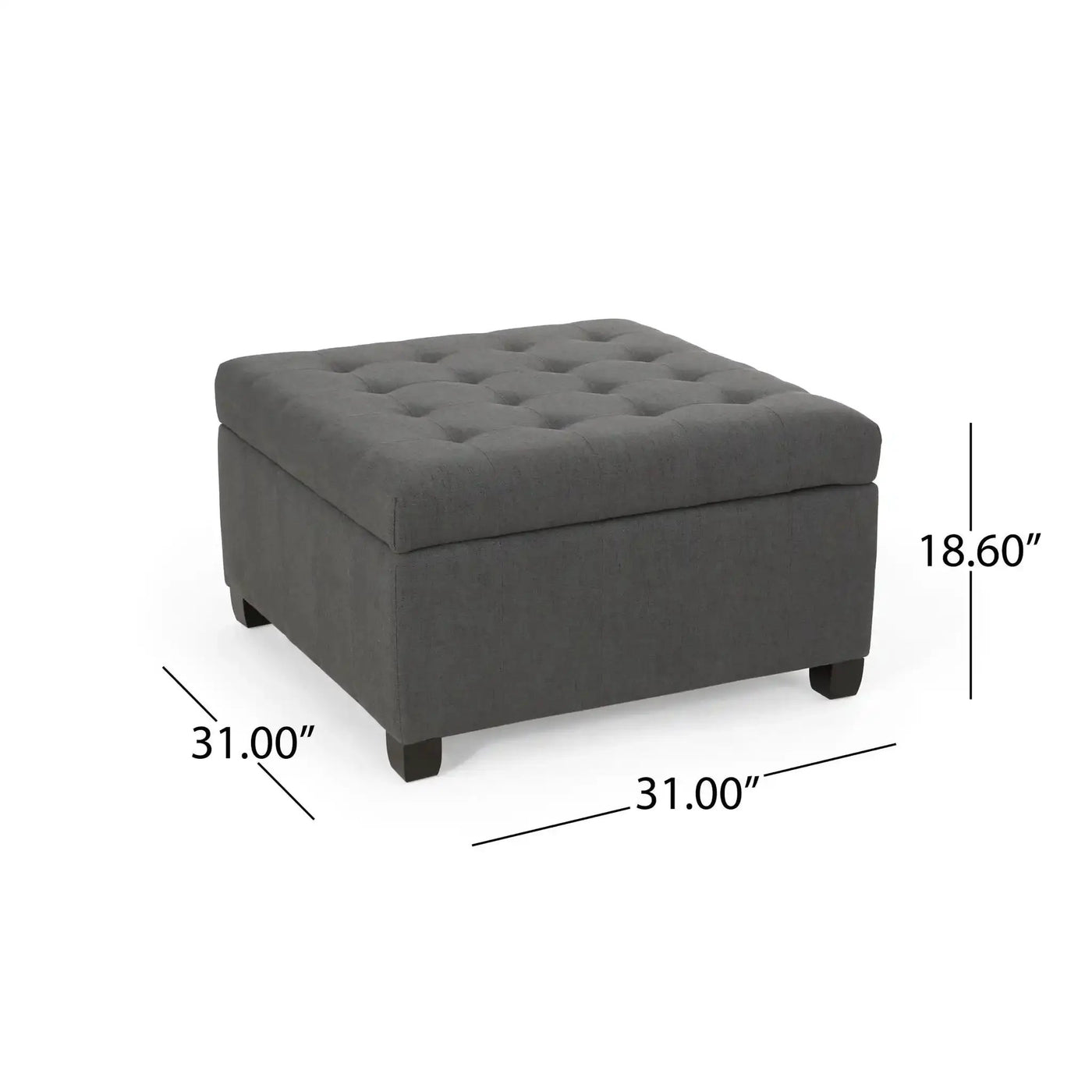 Isabella - Contemporary Ottoman With Storage by HouseOfZazla