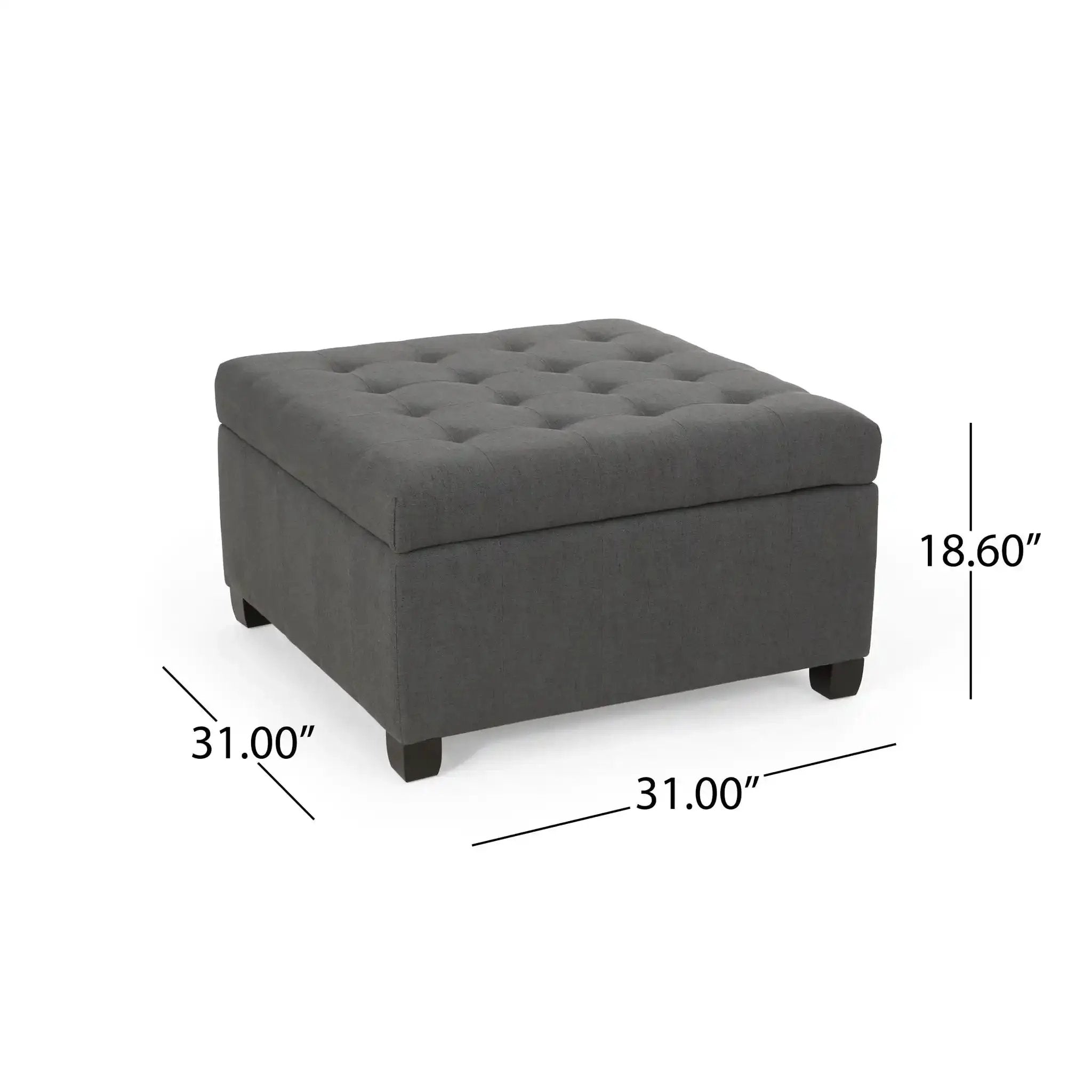 Isabella - Contemporary Ottoman With Storage by HouseOfZazla