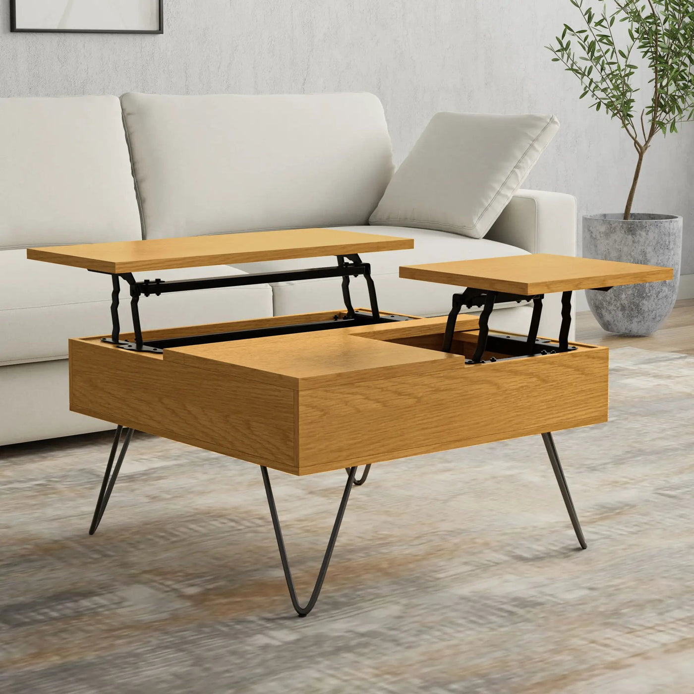 Hunter - Handcrafted Lift Top Coffee Table by HouseOfZazla