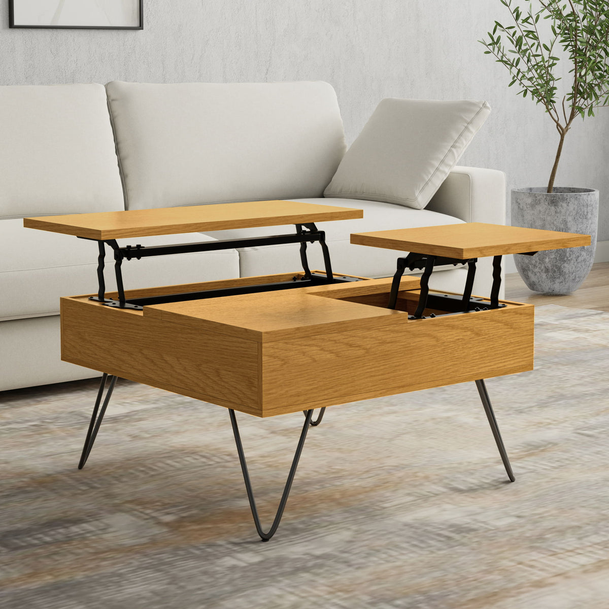 Hunter - Handcrafted Lift Top Coffee Table, photo 13 of 40
