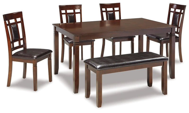 Bennox - Dining Room Table Set (Set of 6) - Brown by Unique Piece Furniture