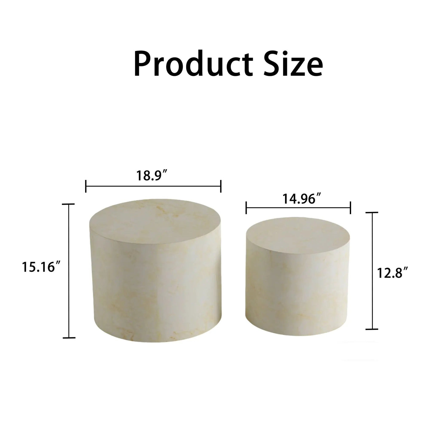 Set of 2 Nesting Tables by HouseOfZazla