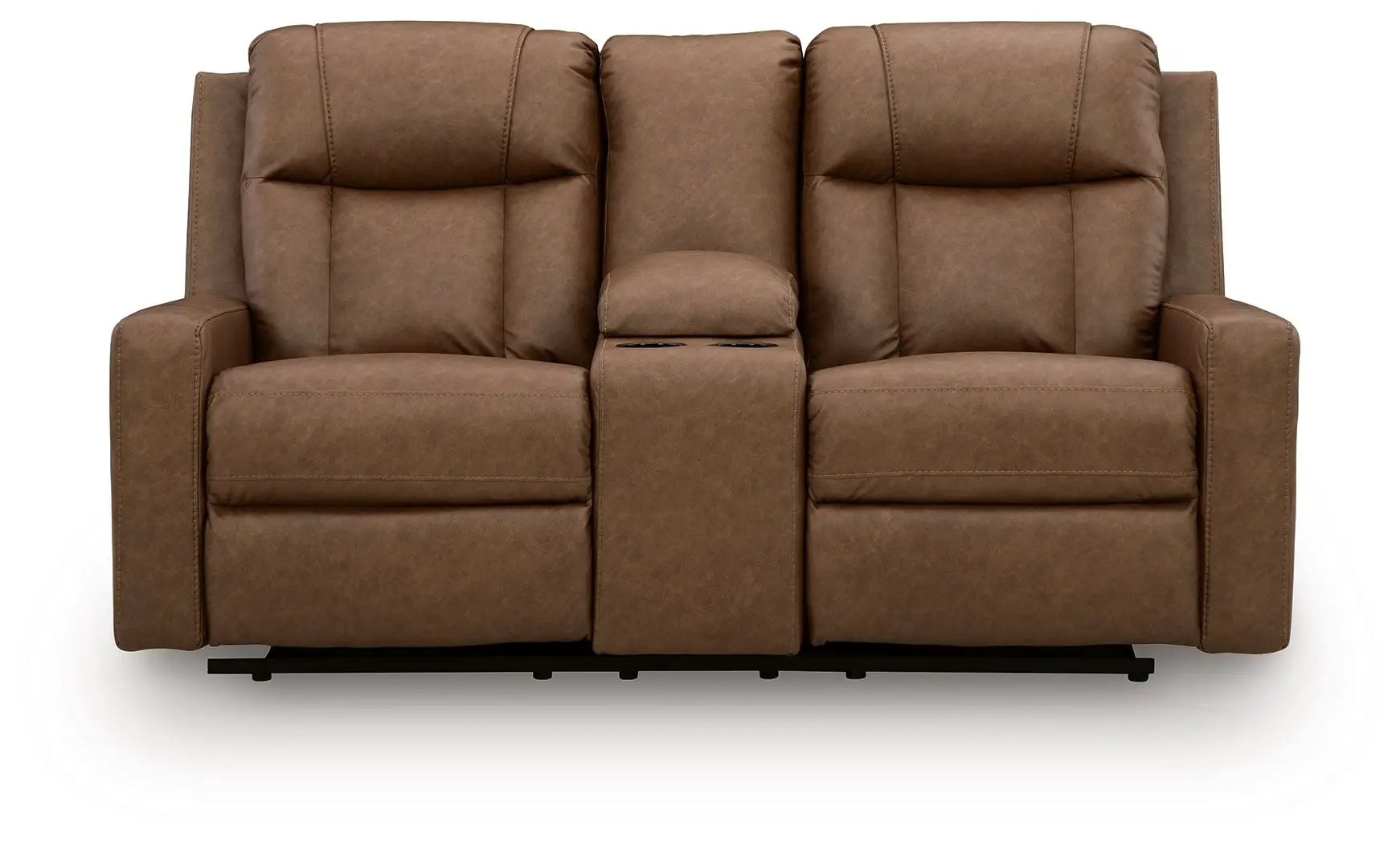 Mackmenville - Double Reclining Loveseat With Console by Unique Piece Furniture