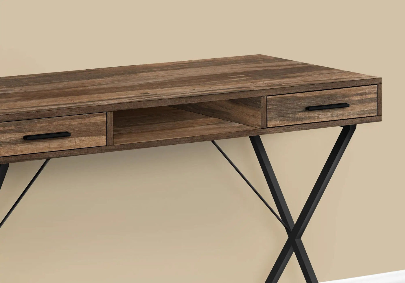 Contemporary Computer Desk with Storage Drawers by HouseOfZazla