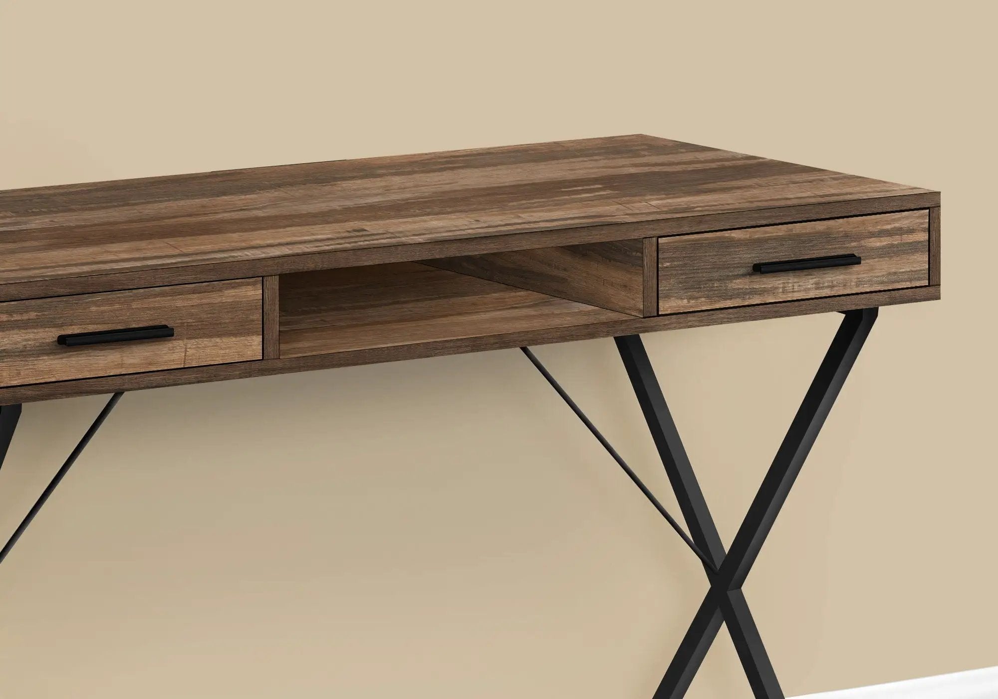 Computer Desk, Home Office, Laptop, Left / Right Set-Up, Storage Drawers, Work, Contemporary, Modern by Unique Piece Furniture