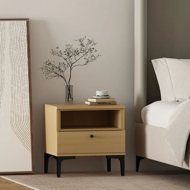 Amara - Nightstand With 1 Drawer by HouseOfZazla