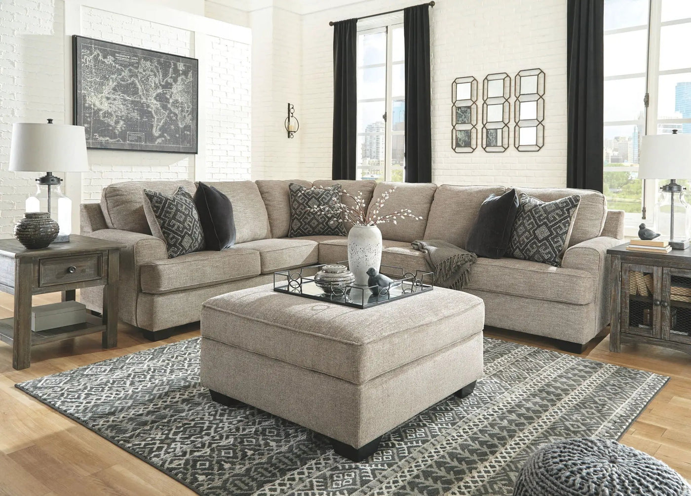 Bovarian - Sectional Set by Unique Piece Furniture