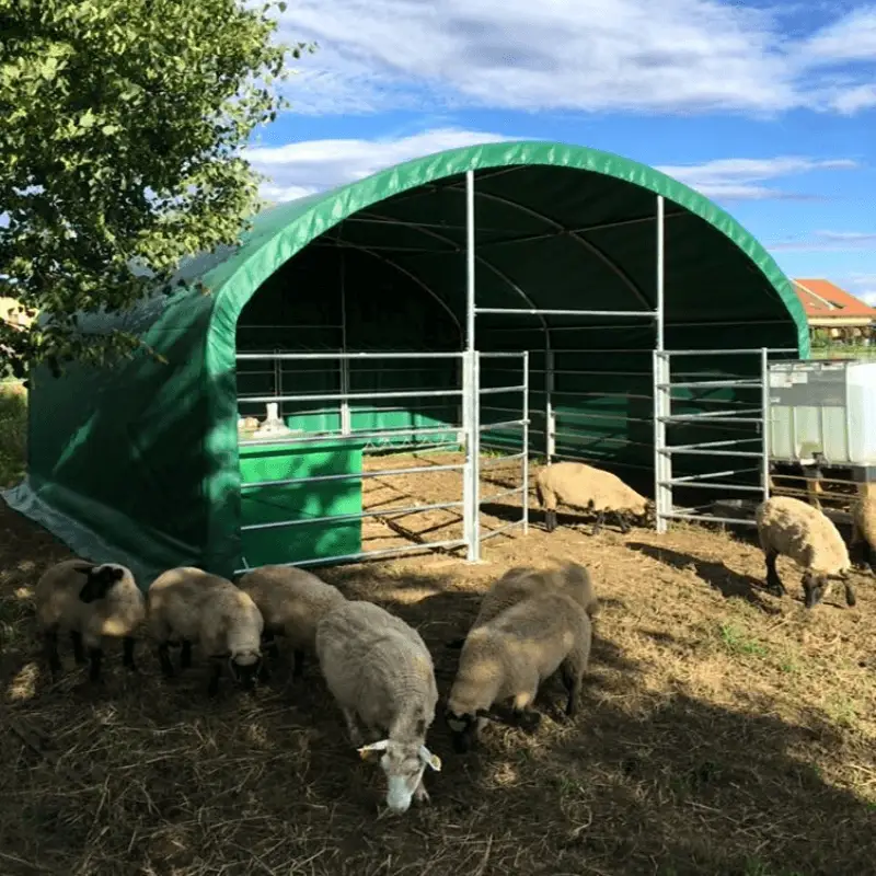 13' x 13' Livestock Corral Shelter with front door by Chery Industrial