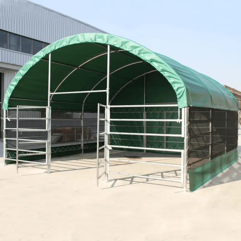 13' x 13' Livestock Corral Shelter with front door by Chery Industrial