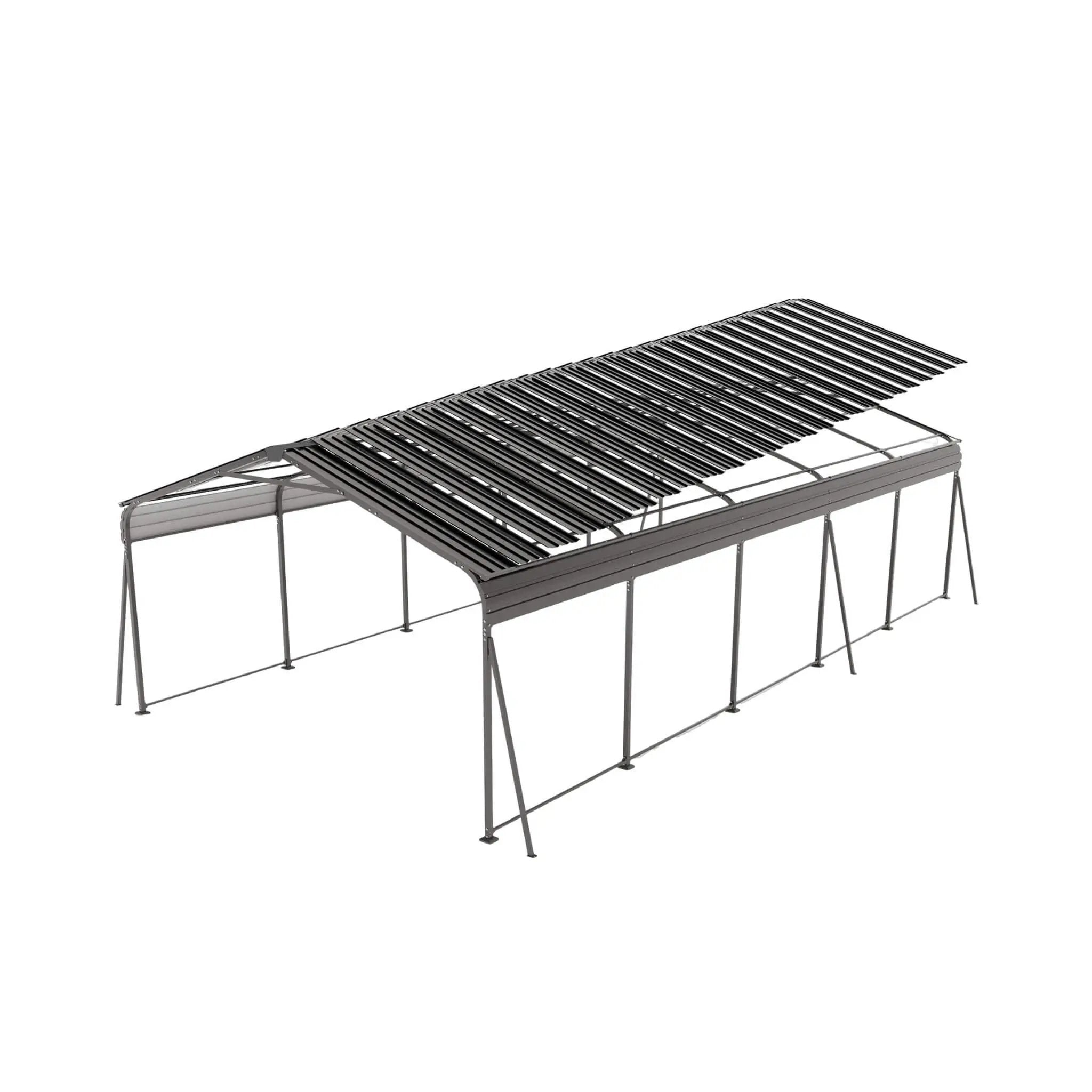 [13X26FT] Alora Heavy-Duty Weather-Resistant Outdoor Carport With Protective Film (SAK82451) by SAKSBY WHOLESALE
