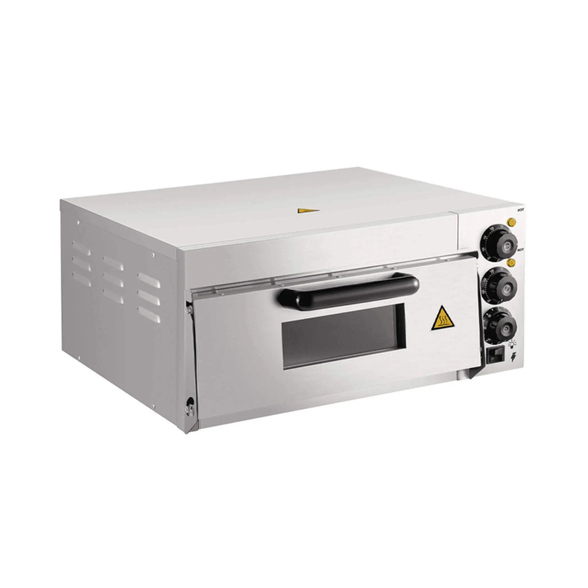 14-Inch Electric Single Deck Countertop Commercial Pizza Oven (SAK92582) by SAKSBY WHOLESALE