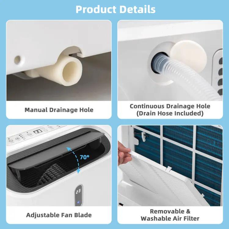 14,000 BTU Smart Portable AC – App & WiFi by DirectDeals