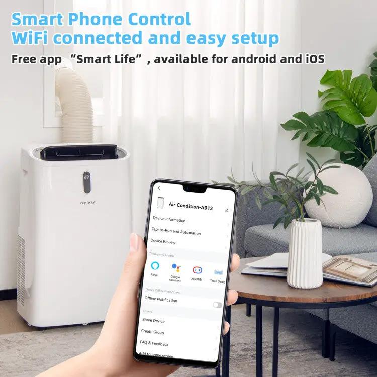 14,000 BTU Smart Portable AC – App & WiFi by DirectDeals