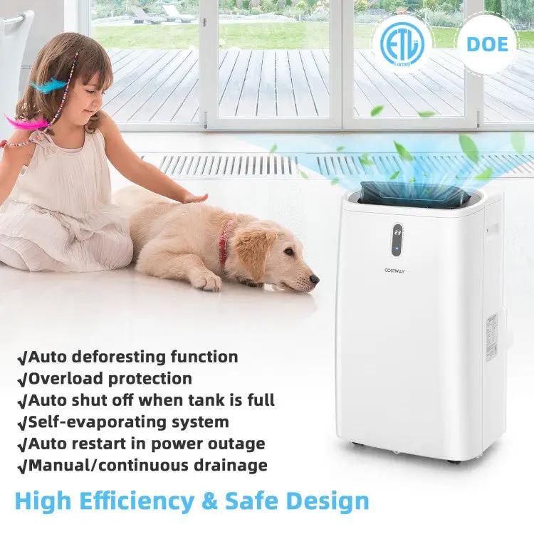 14,000 BTU Smart Portable AC – App & WiFi by DirectDeals