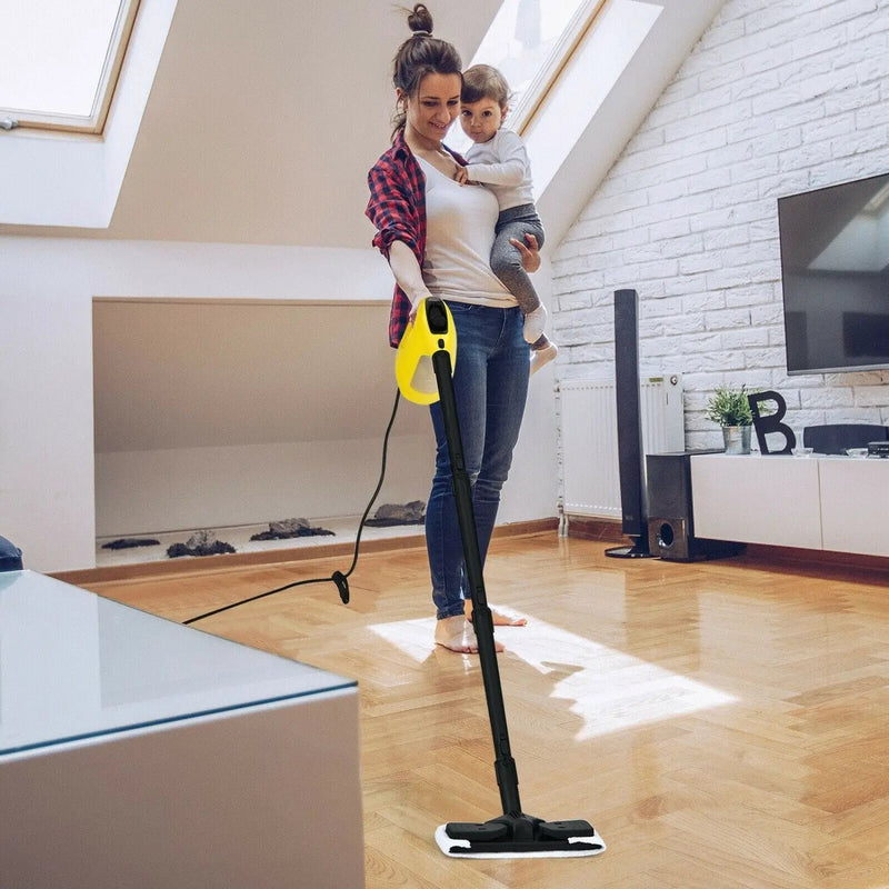 Handheld Steam Cleaner 1400W with 14-Piece Accessory Kit by DirectDeals