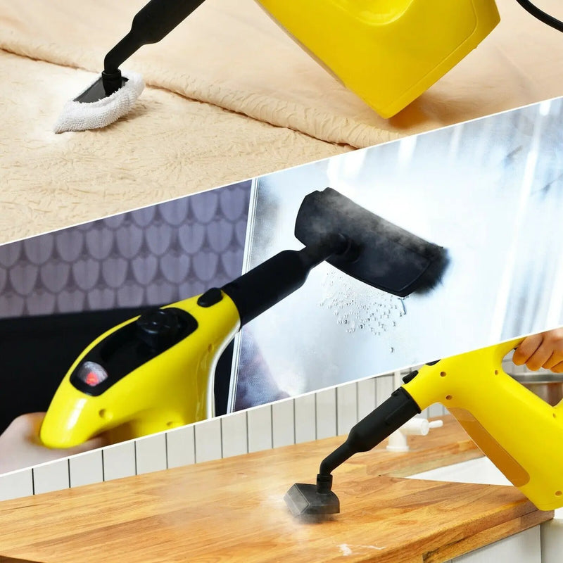 Handheld Steam Cleaner 1400W with 14-Piece Accessory Kit by DirectDeals