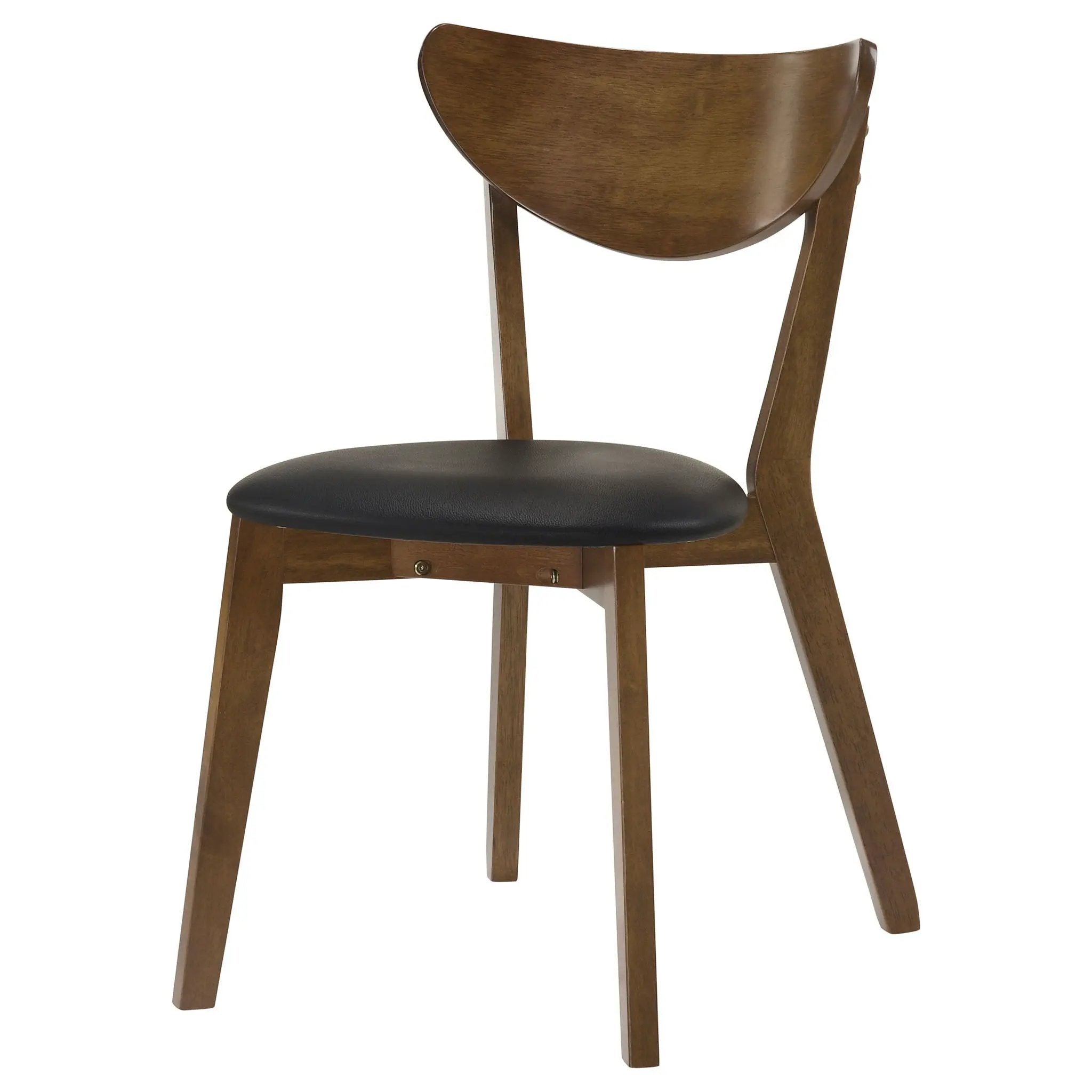 Jedda Wood Dining Side Chair Dark Walnut (Set of 2) by Unique Piece Furniture